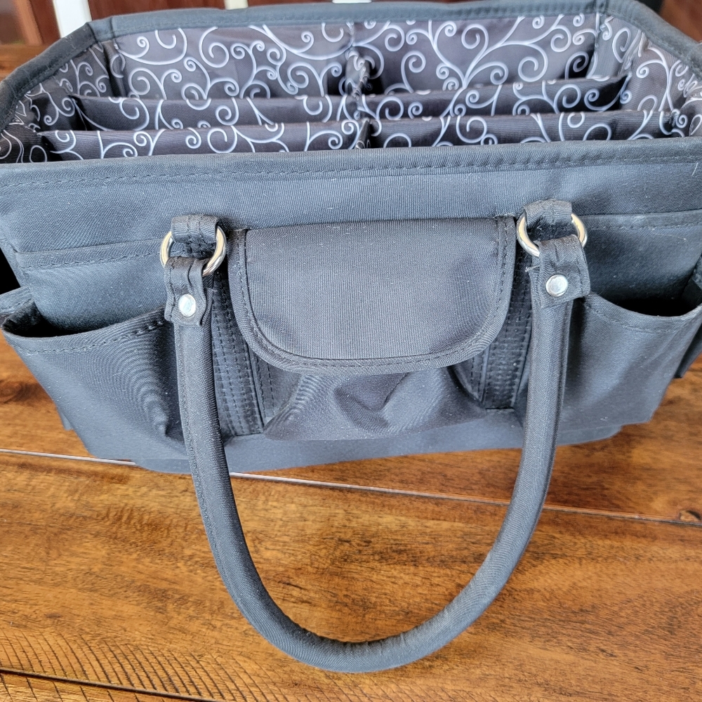Craft Organizer or Diaper Caddy Carrying Tote - Picture 2 of 7
